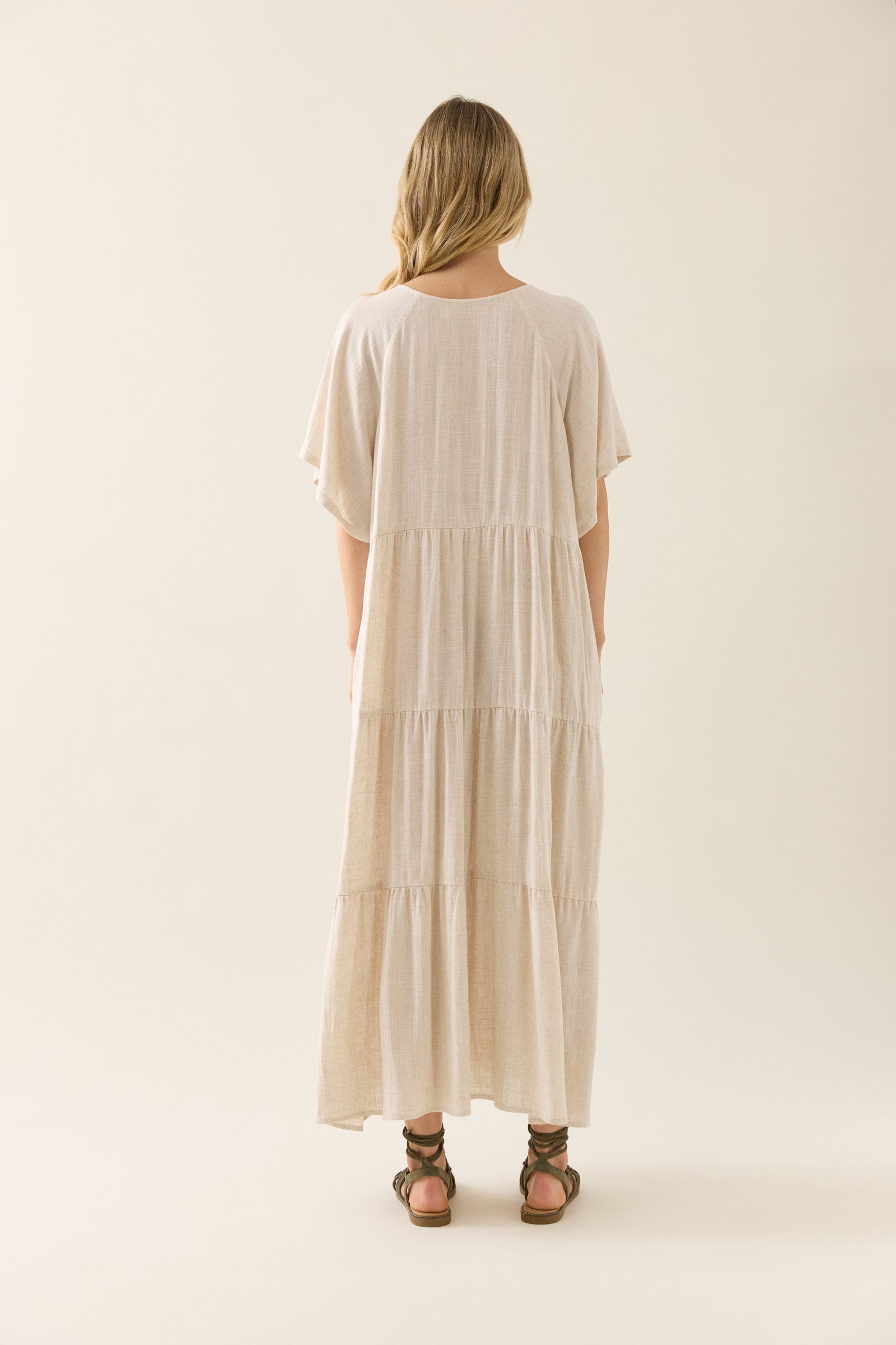 Ingrid Tiered Maxi - Canvas