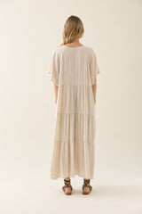 Ingrid Tiered Maxi - Canvas