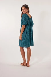 Parterre Dress - Teal