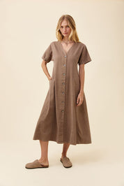 Preston Maxi Dress - Taupe
