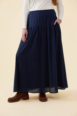 Odette Maxi Skirt - Midnight