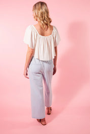 Flora Crop Top - Lotus