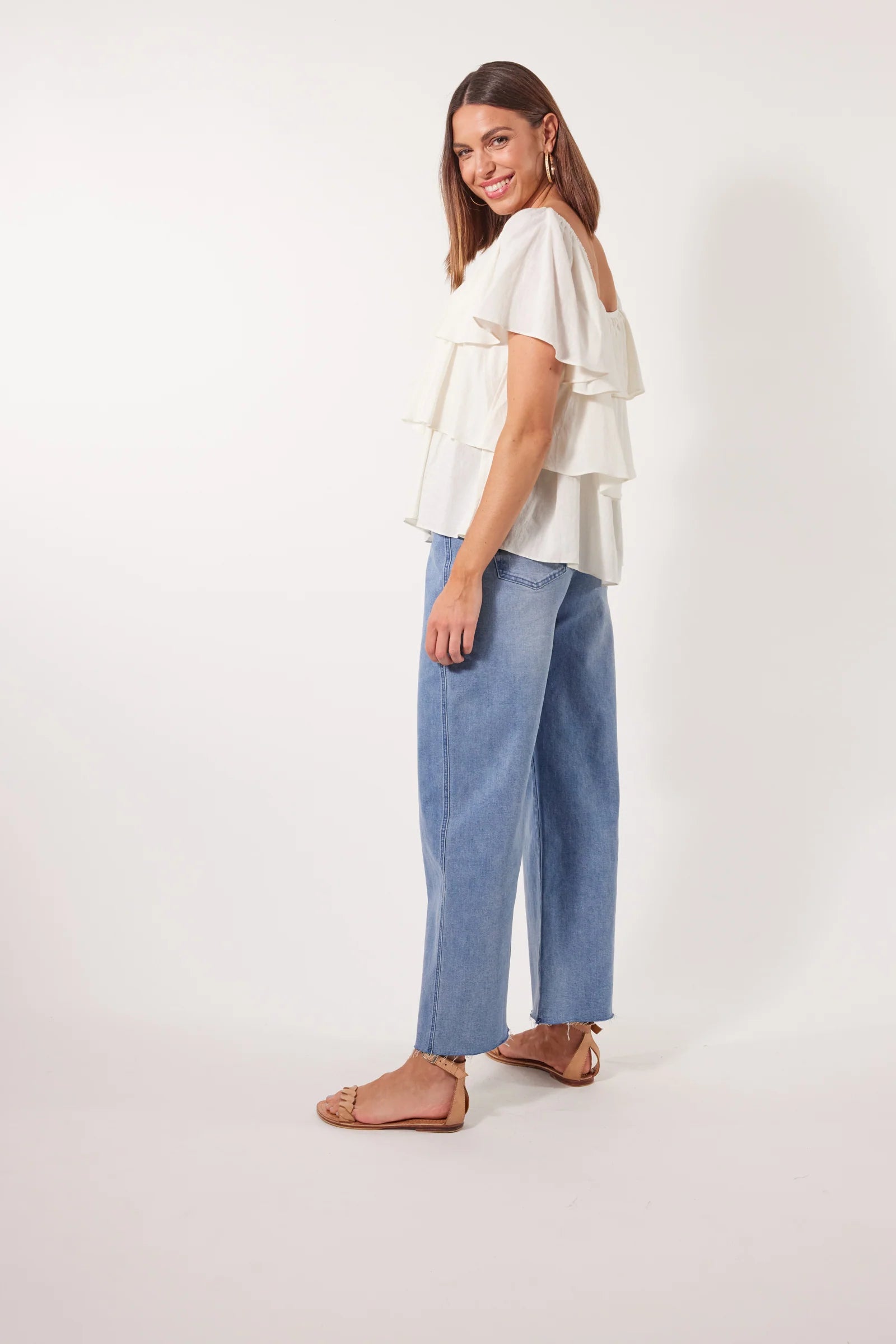 Flora Tiered Top - Lotus