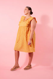 Alfresco Frill Dress - Sunrise