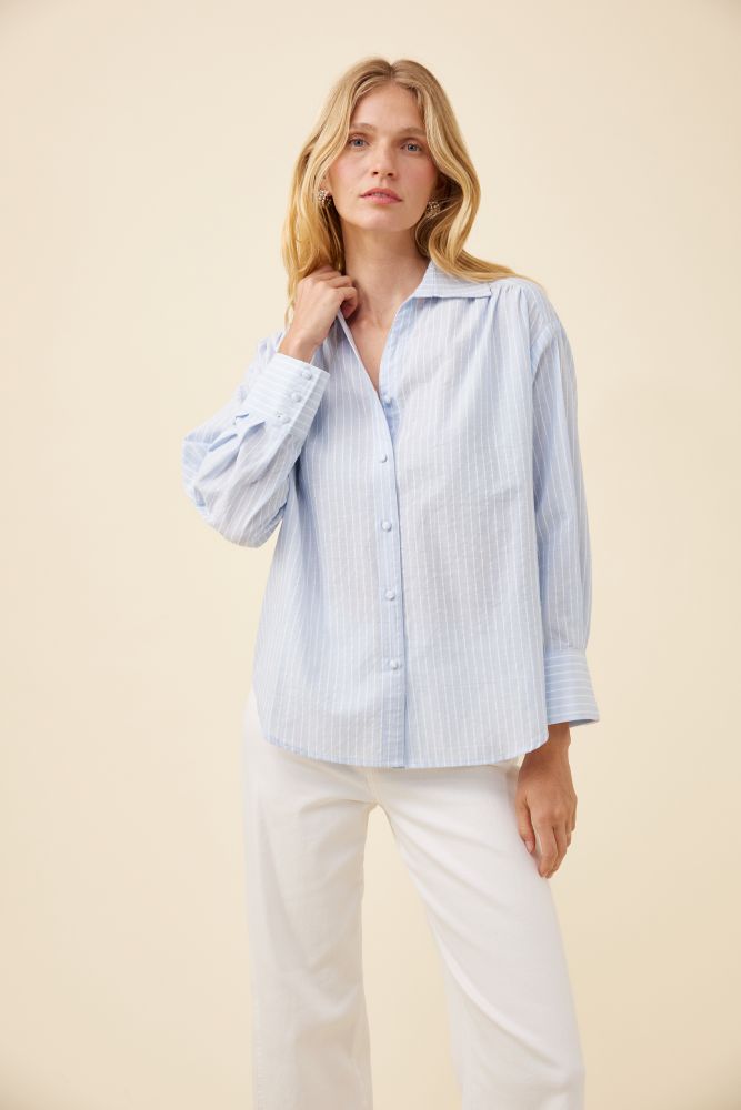 Lyndell Shirt - Light Blue