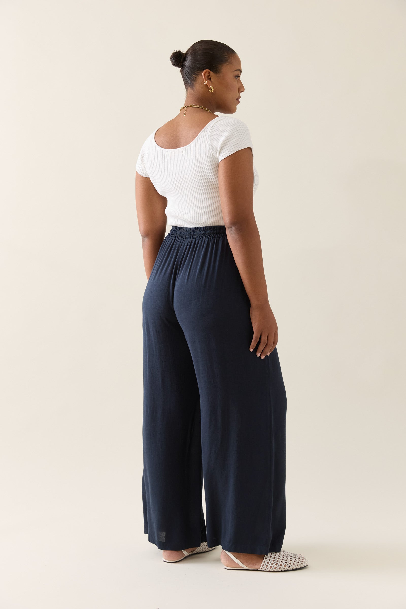 Oline Pant - Navy
