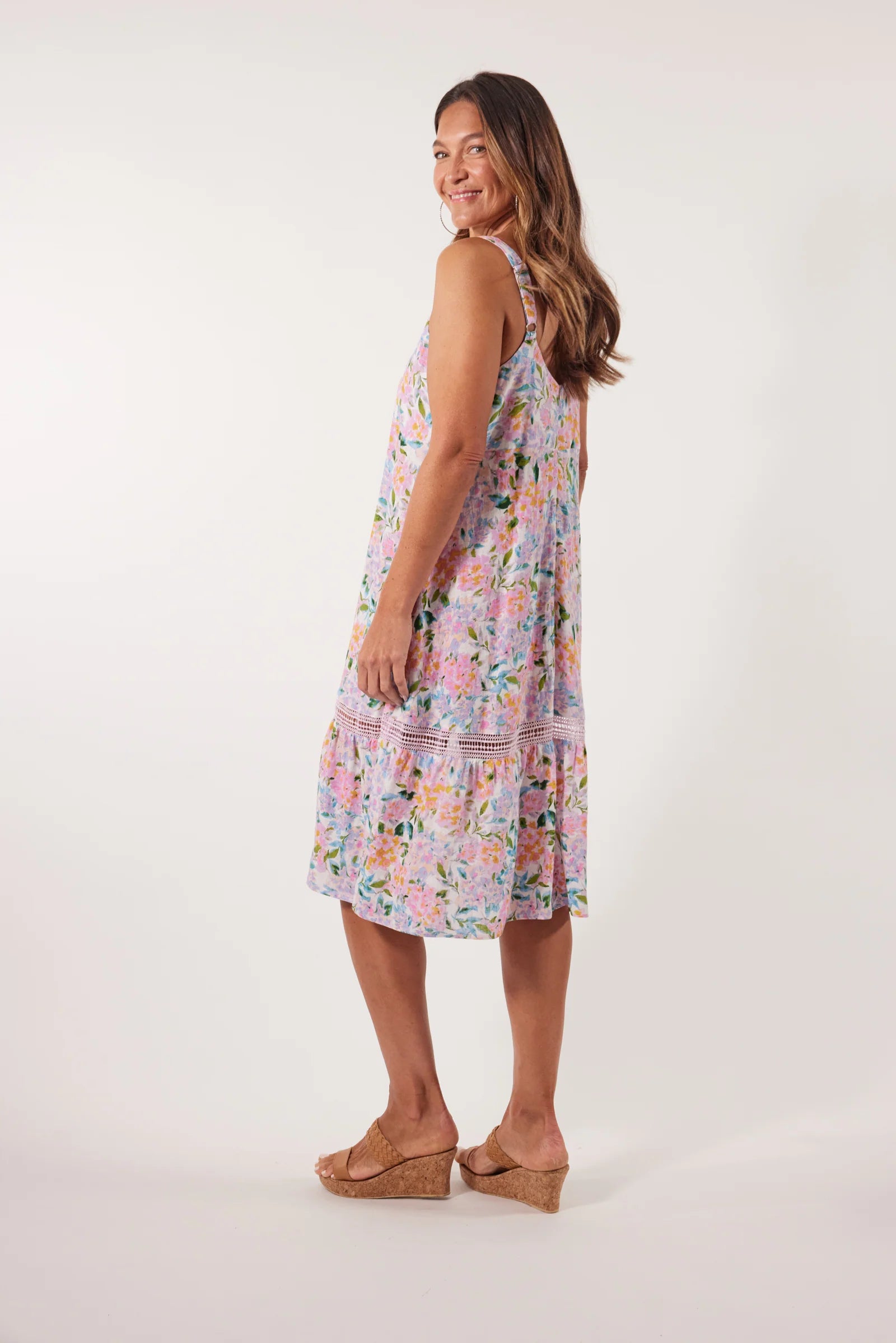 Flora Tank Dress - Salt Hydrangea