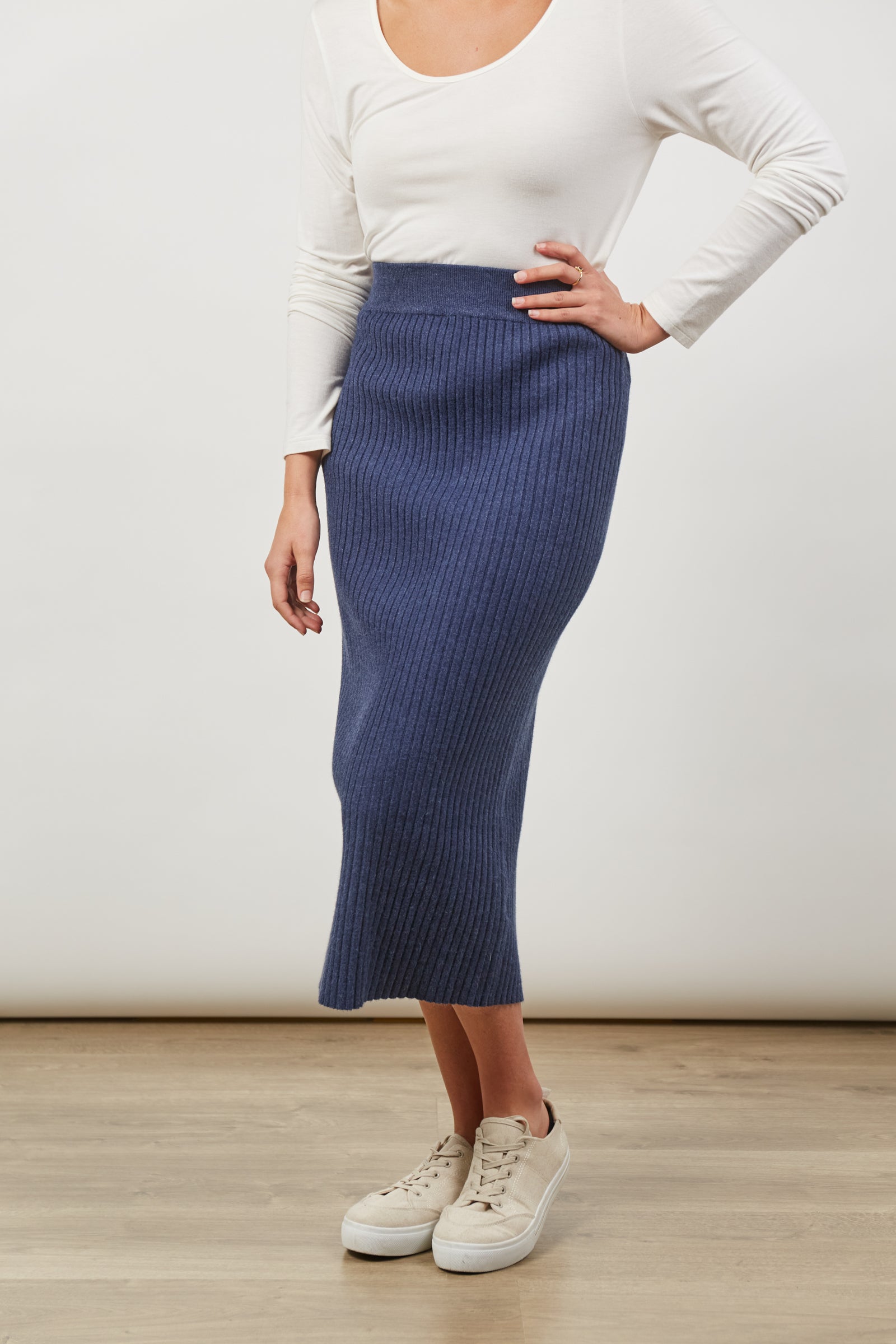 Skyline Knit Skirt - Twilight