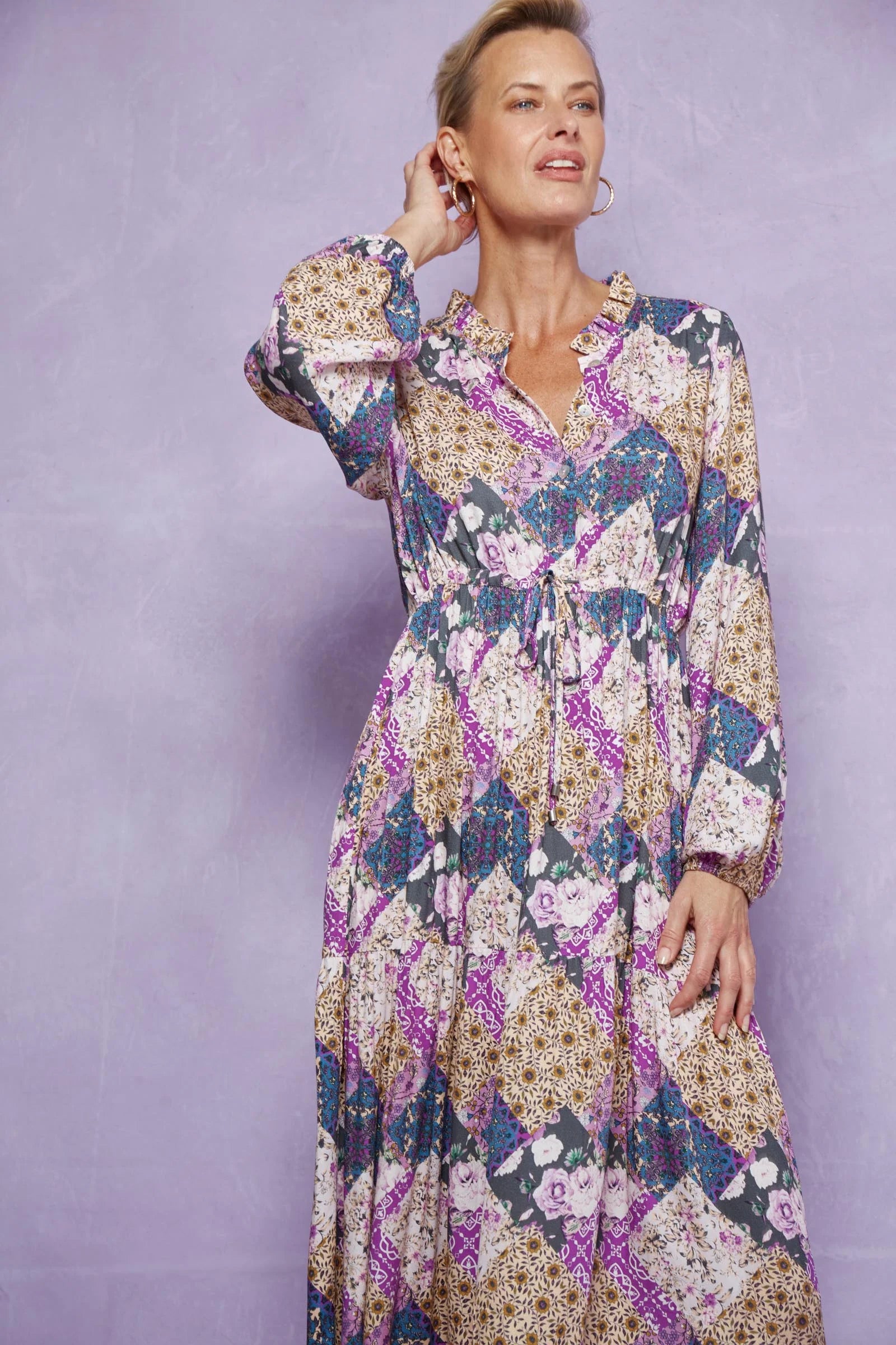 Coppola Maxi Dress - Violet Muse