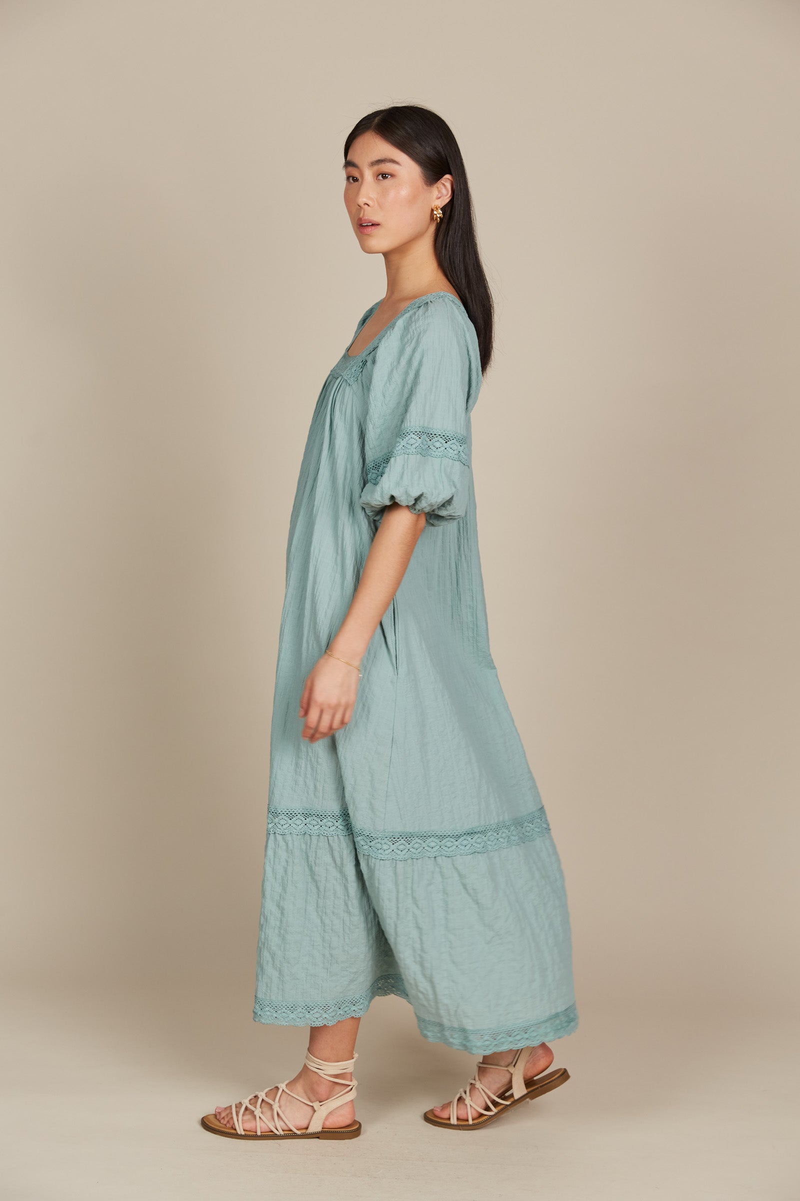 Fleur Maxi - Seafoam