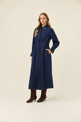 Sloane Denim Maxi Dress - Indigo
