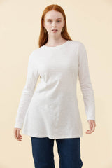 Eva Long Sleeve Tshirt - Snow