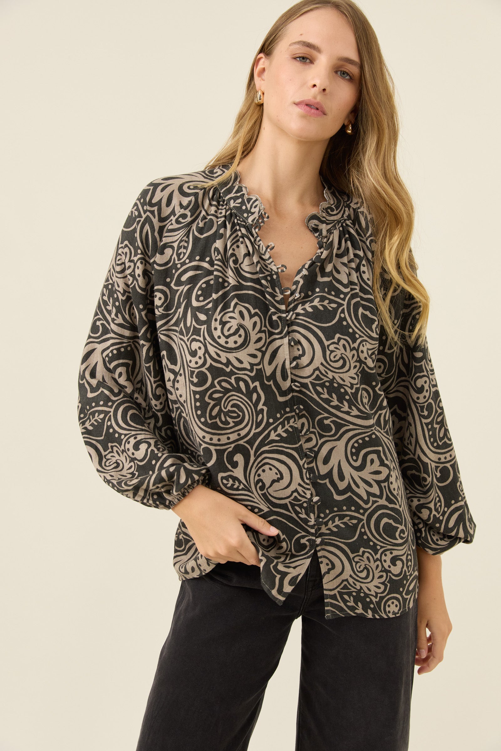 Grace Blouse - Paisley