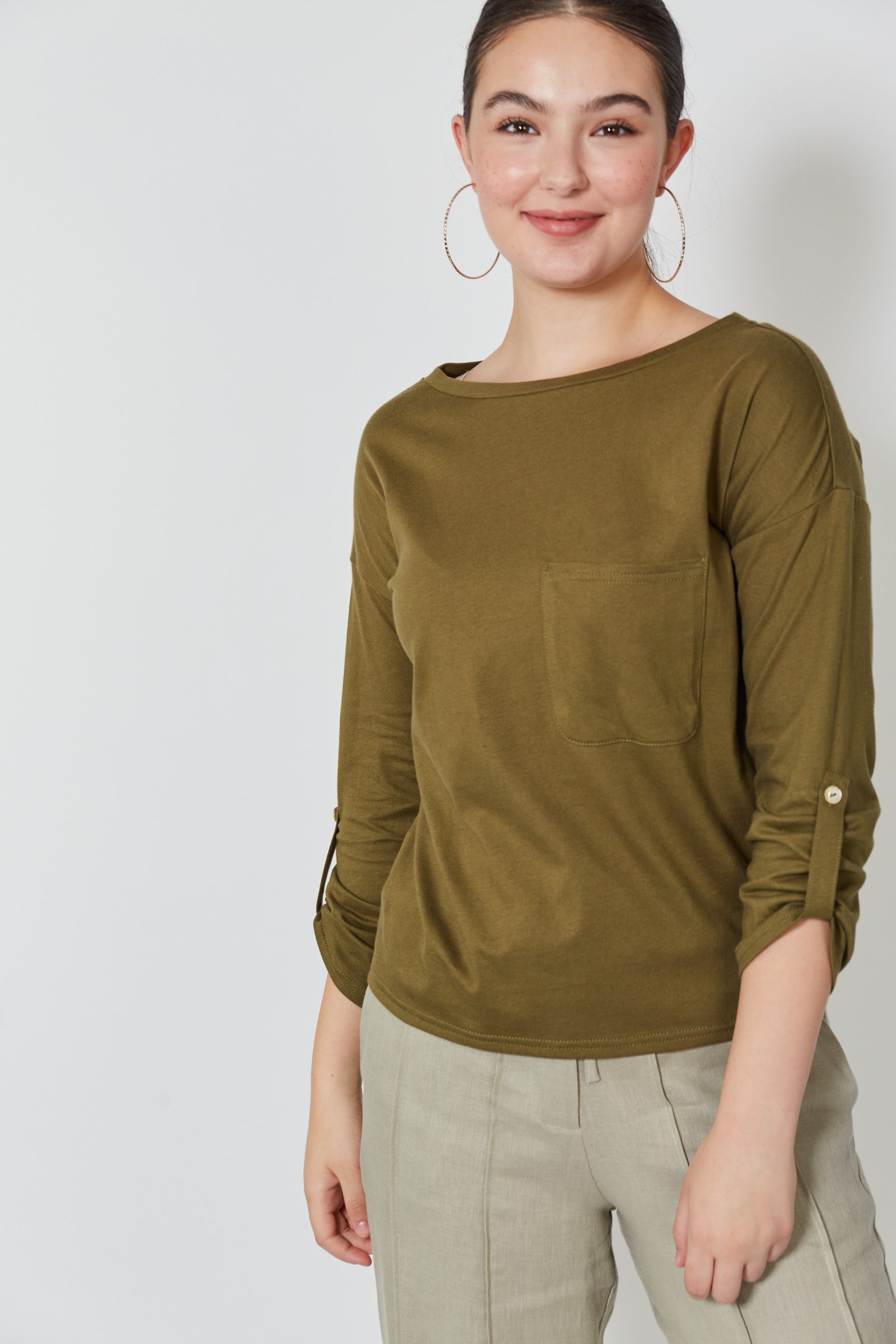 Malala Tshirt - Moss