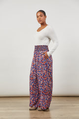 Euphoria Pant - Azure Bloom