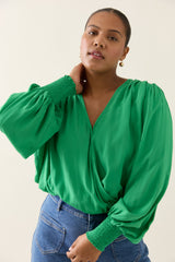 Oline Cropped Top - Green