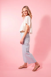 Flora Crop Top - Lotus