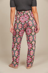 Esme Pant - Olive Fleuron