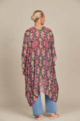 Esme Cape - Olive Fleuron