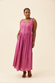 Frances Tank Dress - Magenta