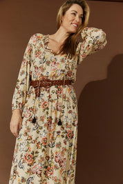 Flourish Maxi Dress - Fawn