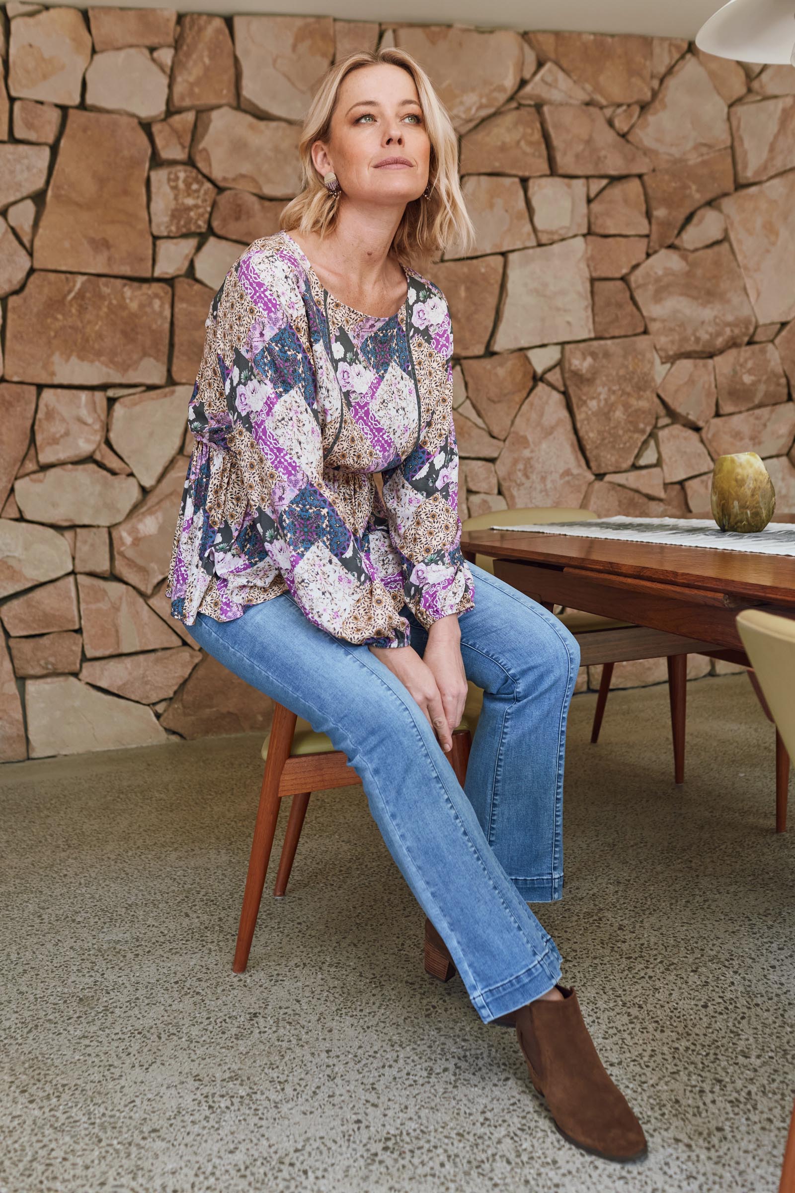 Coppola Blouse - Violet Muse