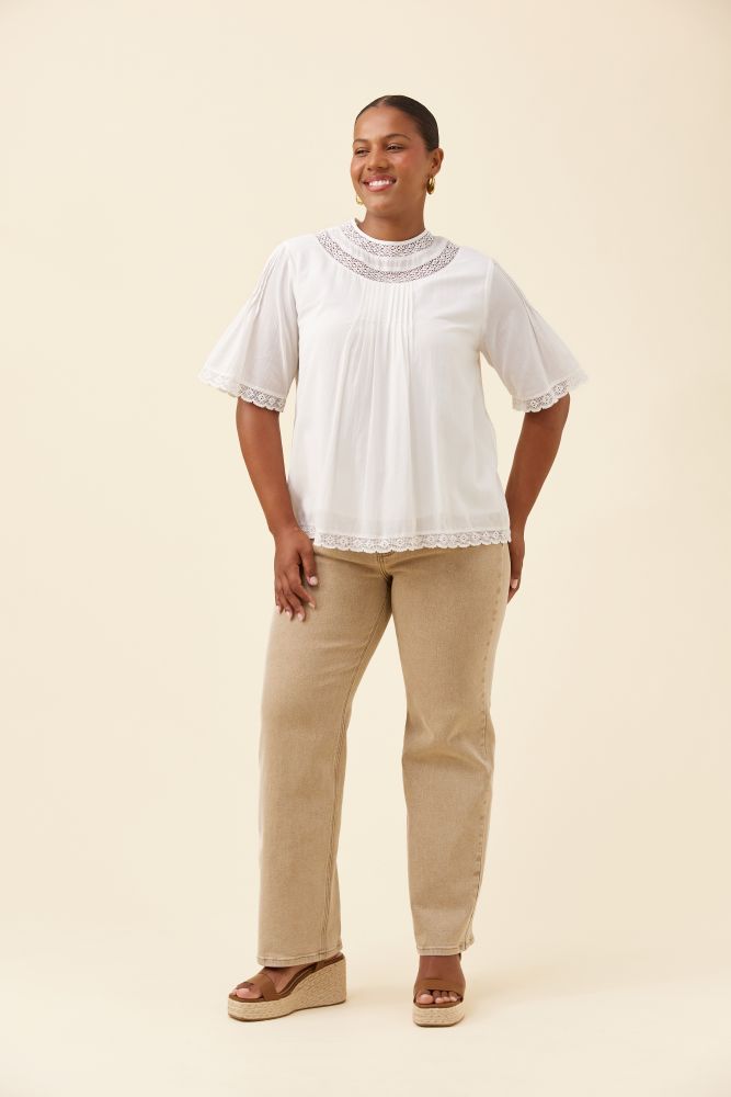 Frances Top - White