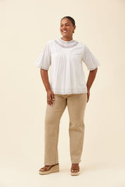 Frances Top - White