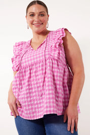 Alfresco Frill Top - Carnival