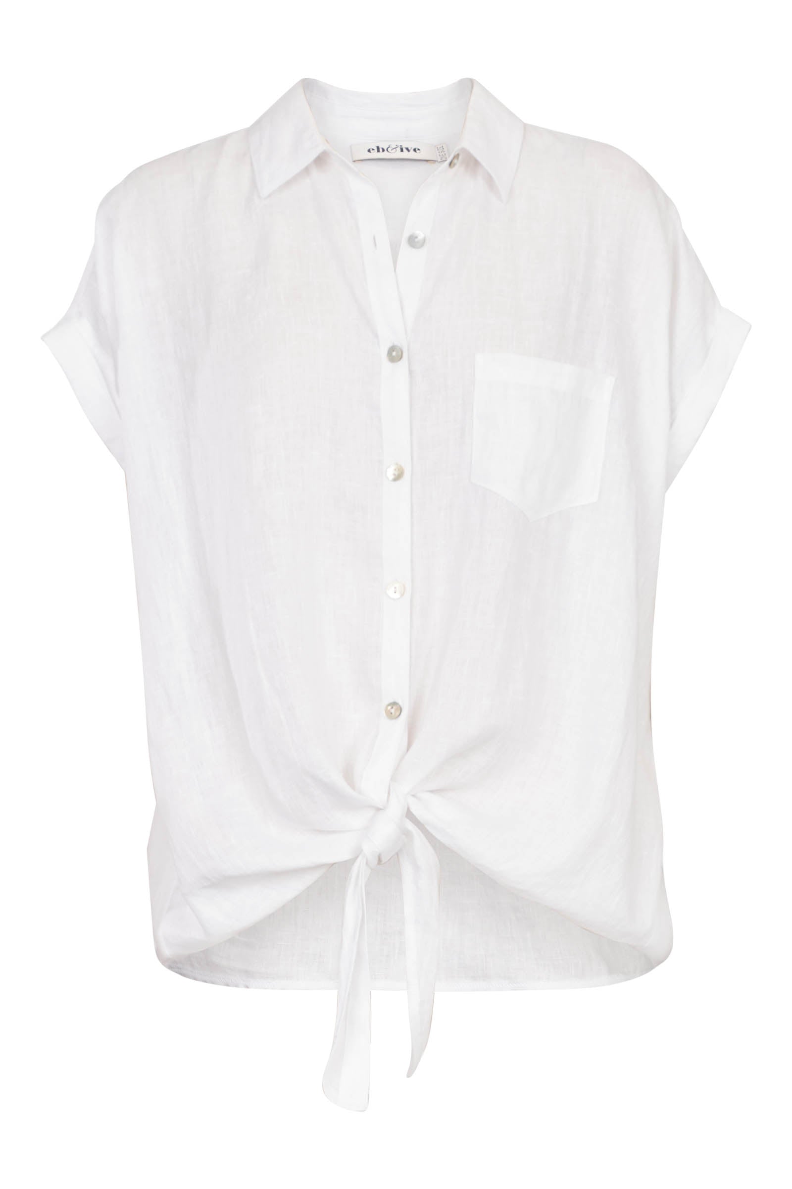 Studio Tie Shirt - Salt