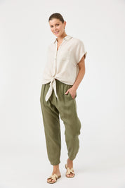 Studio Tie Shirt - Tusk