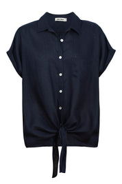 Studio Tie Shirt - Navy