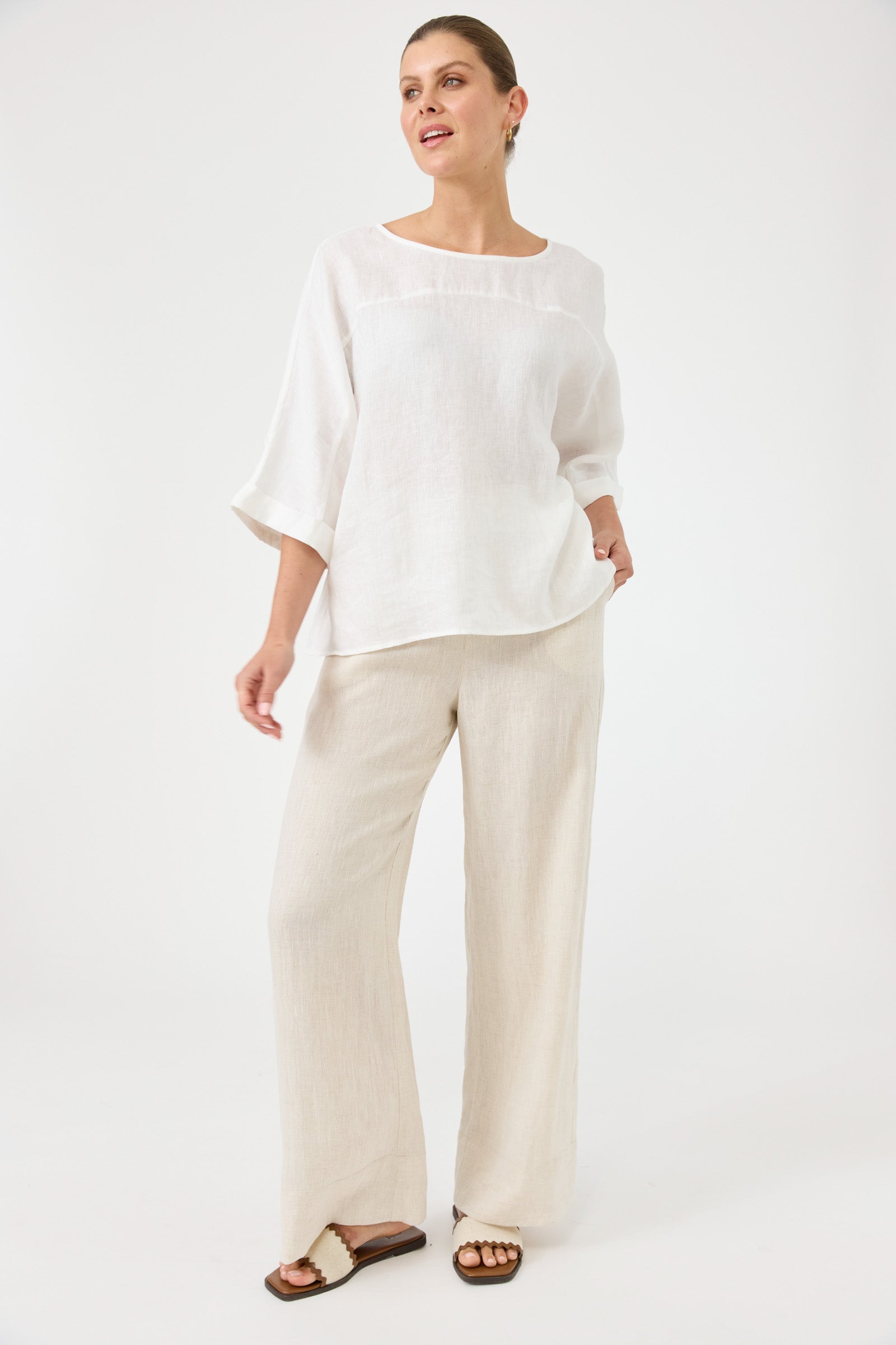 Studio Relaxed Top - Salt