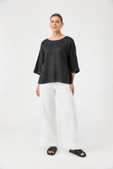 Studio Relaxed Top - Ebony