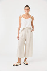 Studio Crop Pant - Tusk
