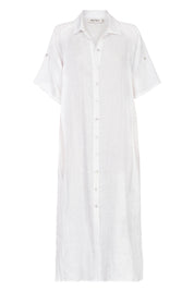 Studio Shirt Dress - Salt