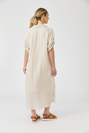 Studio Shirt Dress - Tusk