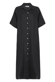 Studio Shirt Dress - Ebony