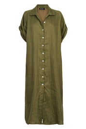 Studio Shirt Dress - Khaki