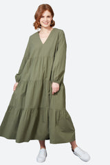 Studio Tiered Maxi - Khaki