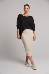 Studio Jersey Skirt - Tusk