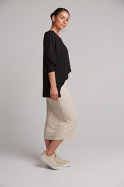 Studio Jersey Skirt - Tusk - eb&ive Clothing - Skirt Mid