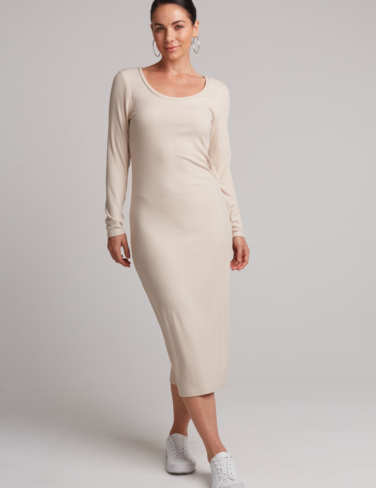 Studio Jersey Maxi - Tusk - eb&ive Clothing - Dress Maxi