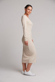 Studio Jersey Maxi - Tusk - eb&ive Clothing - Dress Maxi