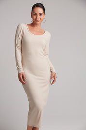 Studio Jersey Maxi - Tusk - eb&ive Clothing - Dress Maxi