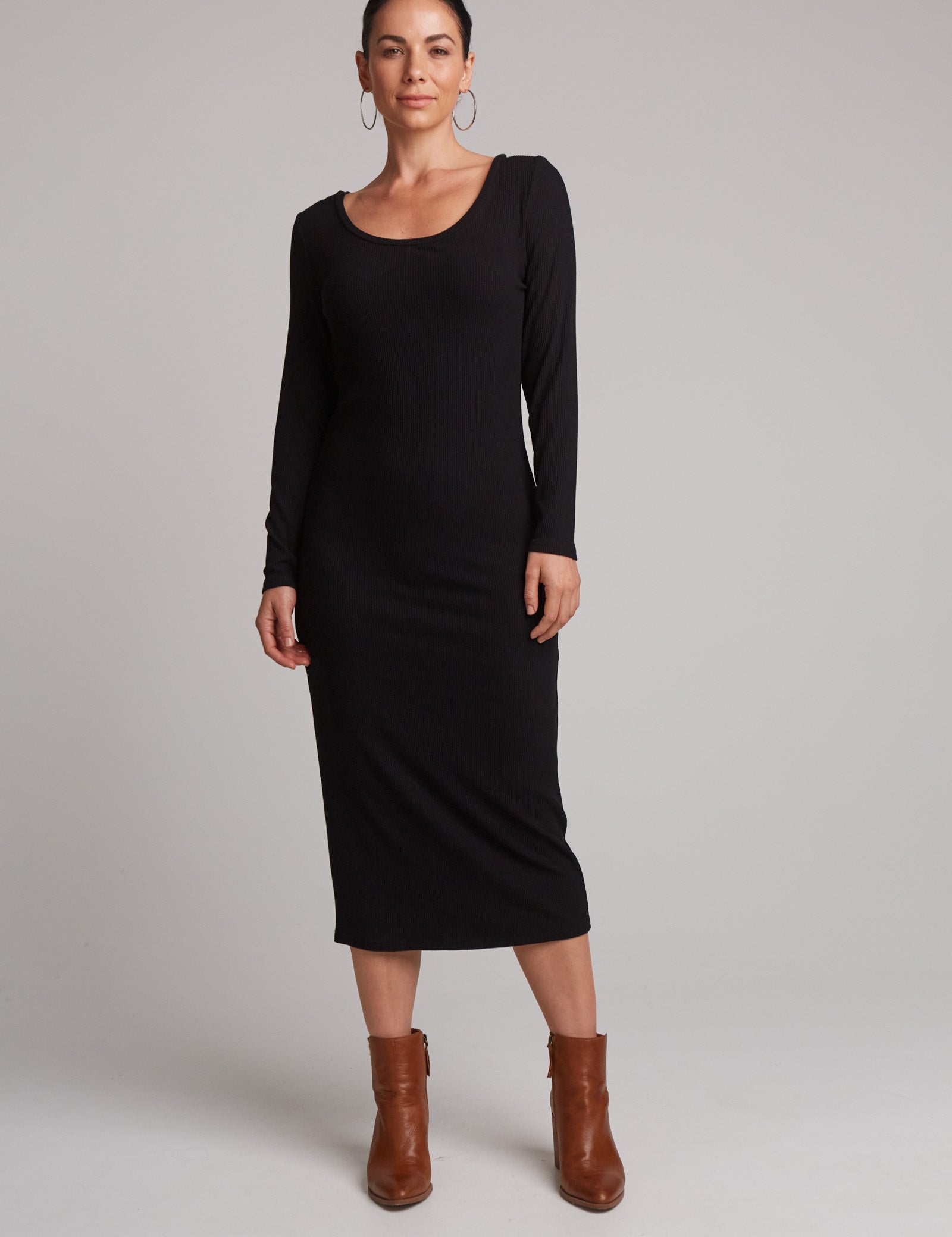 Studio Jersey Maxi - Ebony - eb&ive Clothing - Dress Maxi