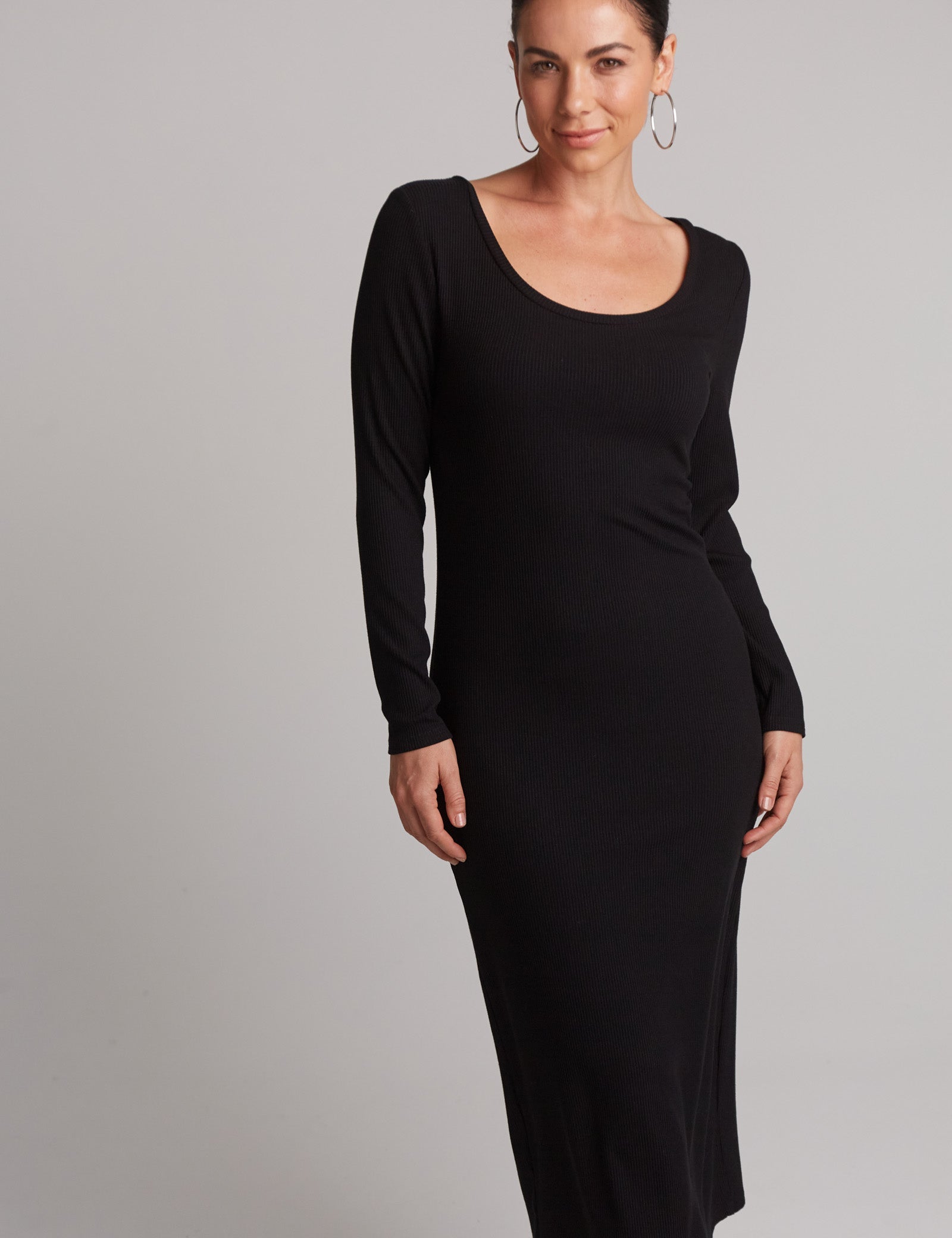 Studio Jersey Maxi - Ebony - eb&ive Clothing - Dress Maxi