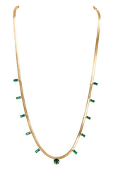 Palmier Necklace - Emerald