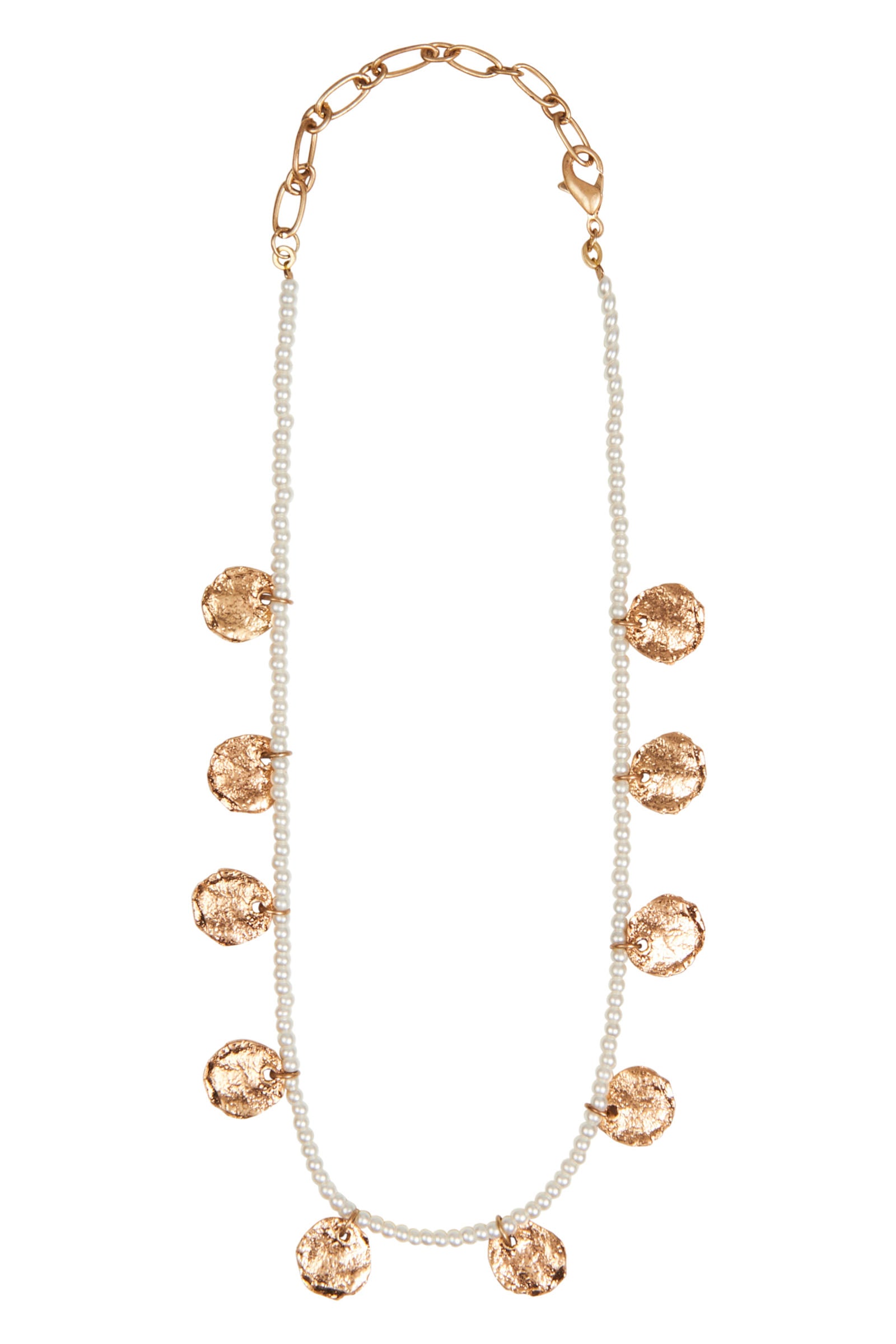 Palmier Necklace - Gold Coin - eb&ive Necklace