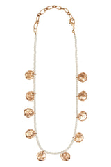 Palmier Necklace - Gold Coin